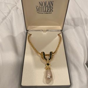 Nolan Miller long necklace